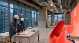 Commercial office interior renovation planning and site survey in Singapore by Vertex Works