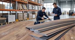 High quality vinyl planks and commercial flooring materials supply in Singapore