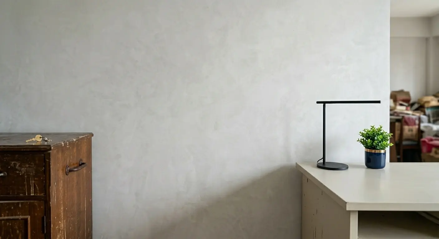 Premium textured limewash wall painting and luxury concrete finish effects in Singapore