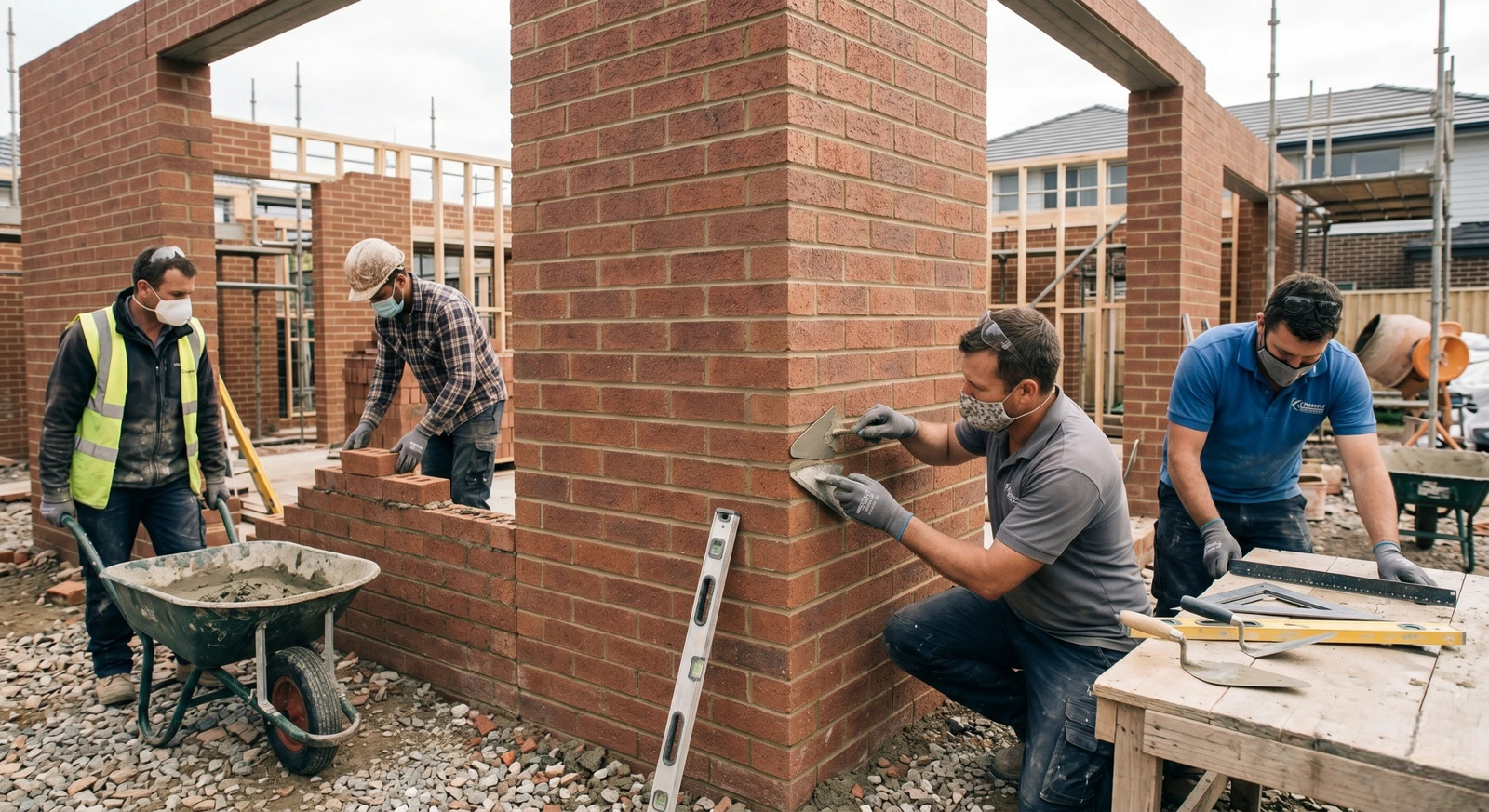 Certified HDB structural masonry expert and precision brick wall installation Singapore